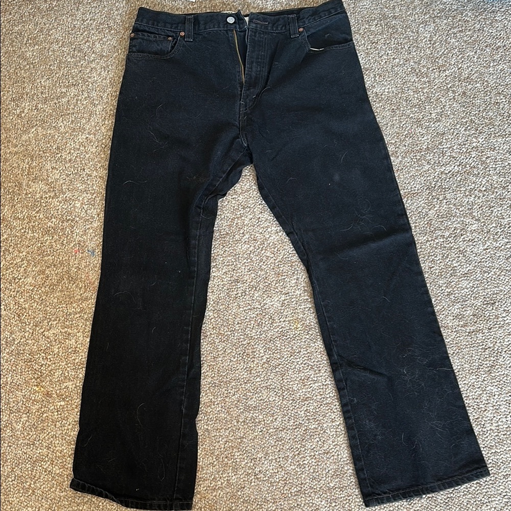 Levi's Black Straight Jeans Classic Style